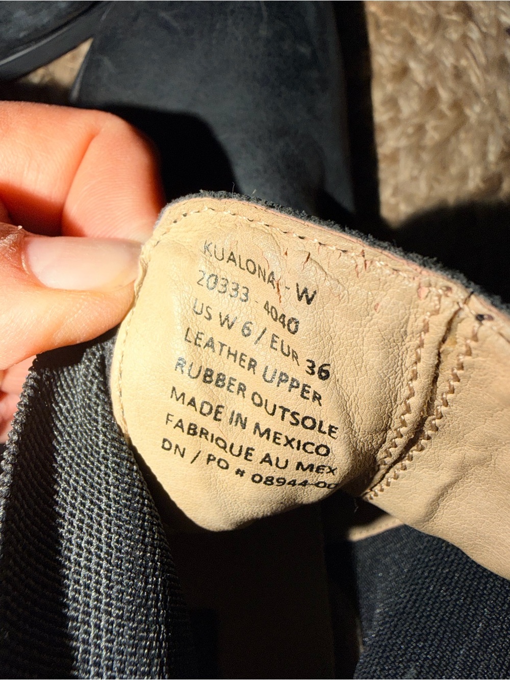 Olukai Kualona Black Leather Ankle Boots - Picture 8 of 8